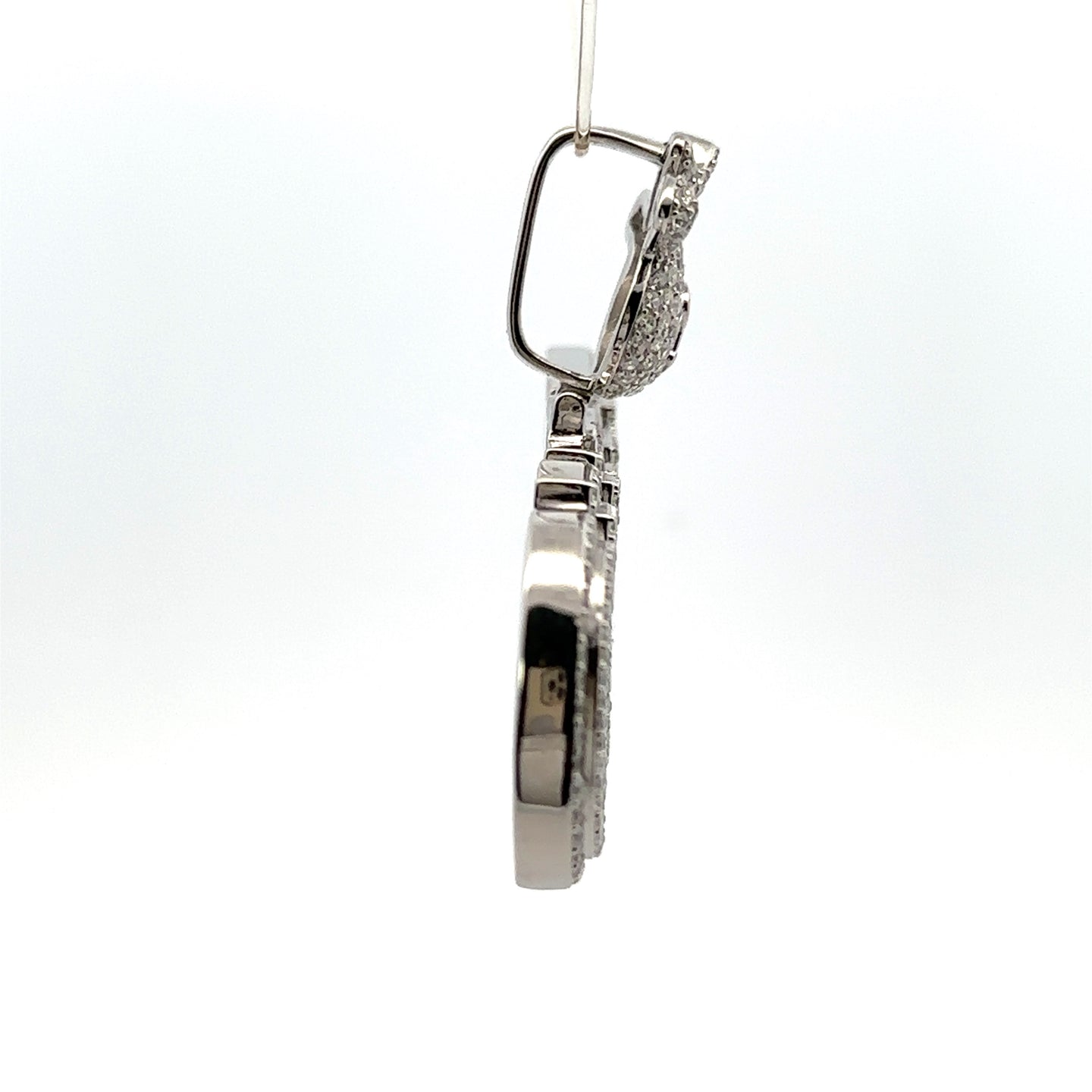 DEVINNER 5.68 CTW 925 CZ MOISSANITE RHODIUM PENDANT I 996531