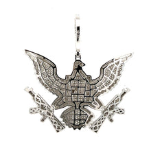 ARDANCE 5.11 CTW 925 CZ MOISSANITE RHODIUM ICED OUT PENDANT I 996541