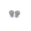 PANACIAR 925 CZ RHODIUM ICED OUT EARRINGS | 9222721