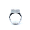 HALUIN 925 CZ RHODIUM ICED OUT RING | 9222741