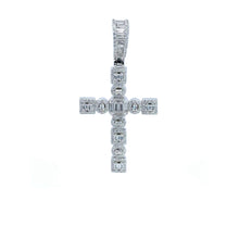 AMBROSA 925 CZ RHODIUM ICED OUT PENDANT | 9222771