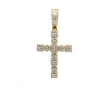 AMBROSA 925 CZ GOLD ICED OUT PENDANT | 9222772