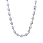 PYRRHUS 925 CZ RHODIUM ICED OUT CUBAN CHAIN | 9222791