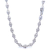 PYRRHUS 925 CZ RHODIUM ICED OUT CUBAN CHAIN | 9222791