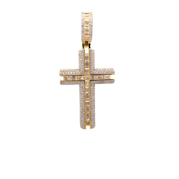 NOCTA 925 CZ GOLD ICED OUT PENDANT | 9222842