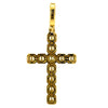 MUSTARA 925 CZ GOLD ICED OUT PENDANT | 9222862