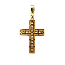 EPHERMA 925 CZ GOLD ICED OUT PENDANT | 9222882