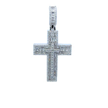 JUNIPER 925 CZ RHODIUM ICED OUT PENDANT | 9222901