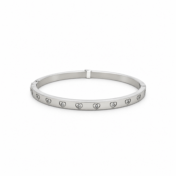 9312781 | Steel Moissanite Rhodium Bracelet