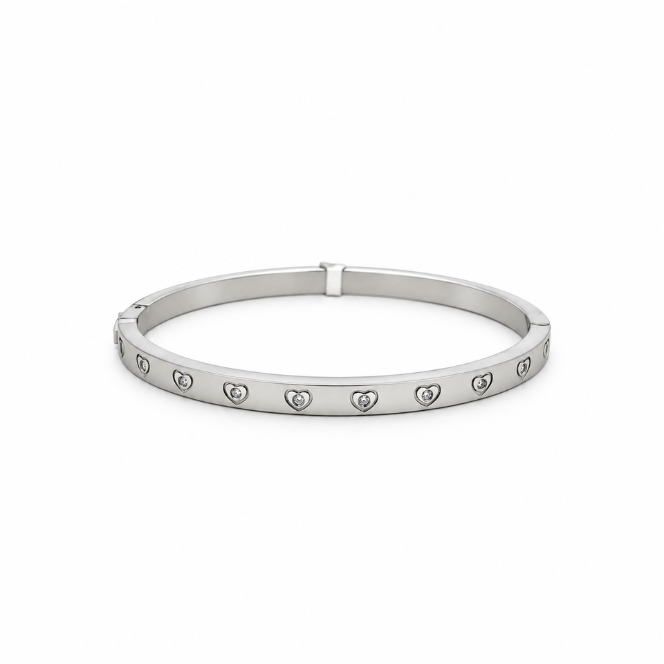 9312781 | Steel Moissanite Rhodium Bracelet