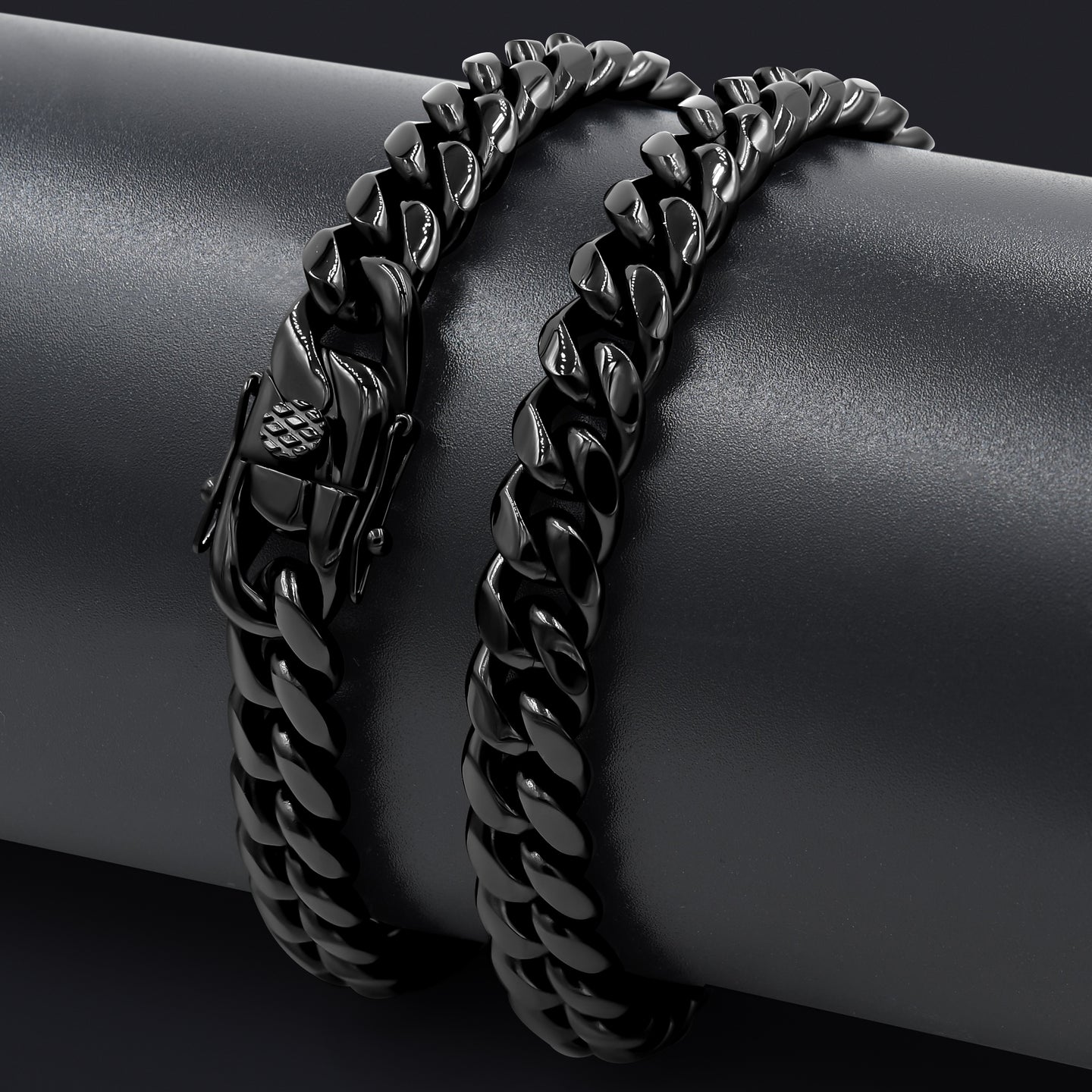 PARADISIACAL 10MM STEEL CUBAN CHAIN I  9310493