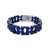 OSCURO STEEL BLUE BLACK ICED OUT BRACELET | 93111713