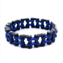 OSCURO STEEL BLUE BLACK ICED OUT BRACELET | 93111713