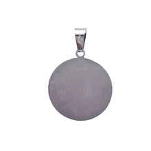 CLARION STAINLESS RHODIUM BLACK STEEL ICED OUT PENDANT | 9311181