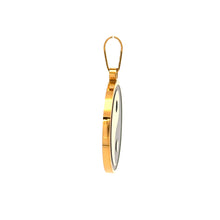 CLARION STAINLESS GOLD BLACK STEEL ICED OUT PENDANT | 9311182