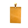 LUSTRUM STAINLESS GOLD STEEL ICED OUT PENDANT | 9311192