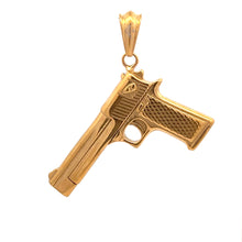 TENEBRIS STAINLESS GOLD STEEL ICED OUT PENDANT | 9311232