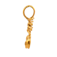 PYRAS GOLD STEEL ICED OUT PENDANT | 9311302