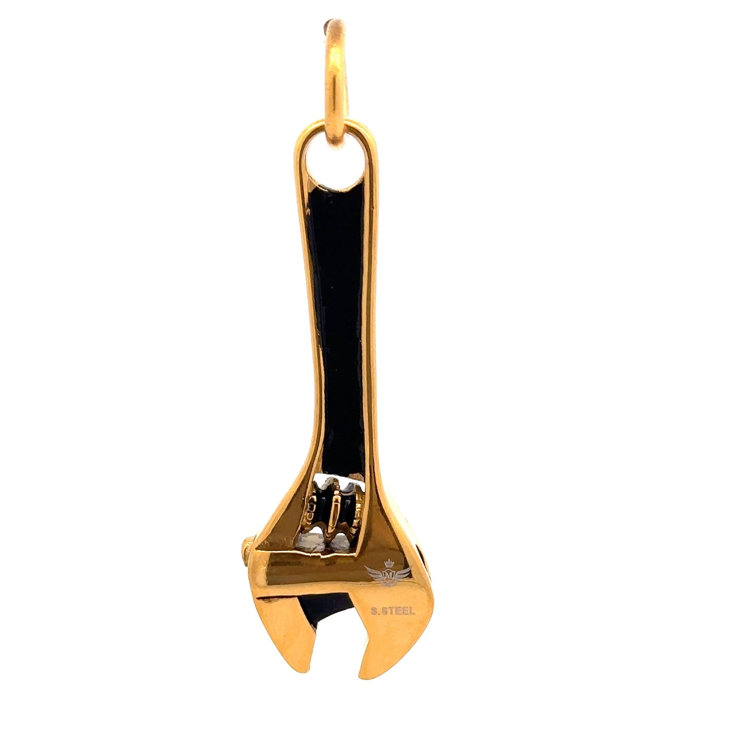 SOLANTA GOLD STEEL ICED OUT PENDANT | 9311332
