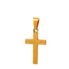 FAUSTUS STAINLESS GOLD STEEL ICED OUT PENDANT | 9311422