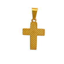 BRISEIS STAINLESS GOLD STEEL ICED OUT PENDANT | 9311432