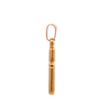 NIAMH STAINLESS GOLD STEEL ICED OUT PENDANT | 9311442