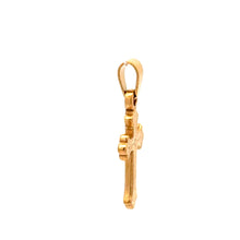 SABLE STAINLESS GOLD STEEL ICED OUT PENDANT | 9311482