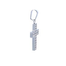 RHOSWEN STAINLESS RHODIUM STEEL ICED OUT PENDANT | 9311571