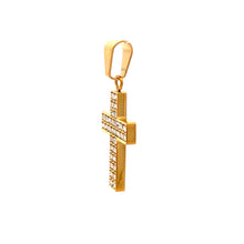 RHOSWEN STAINLESS GOLD STEEL ICED OUT PENDANT | 9311572