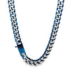 QUINLAN STEEL BLUE ICED OUT CHAIN | 9311592