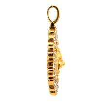 ARWEN STAINLESS GOLD STEEL ICED OUT PENDANT | 9311632