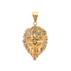 DRYSTAN STAINLESS GOLD STEEL ICED OUT PENDANT | 9311642