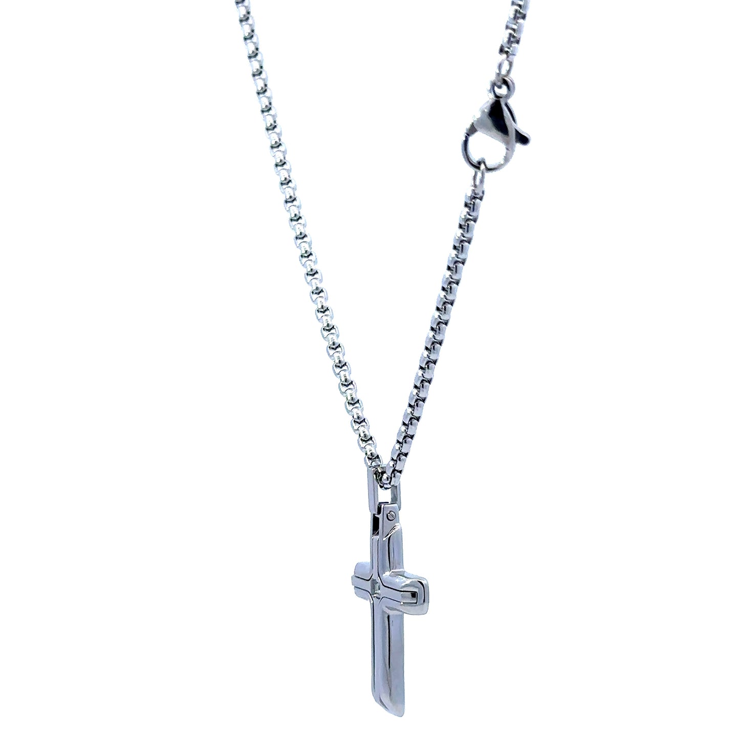WREN STEEL RHODIUM ICED OUT CHAIN | 9311671