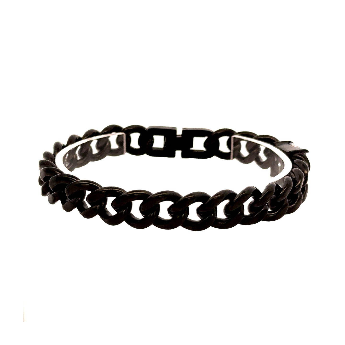 DAMARIS 11 MM STEEL BLACK ICED OUT BRACELET | 9311693