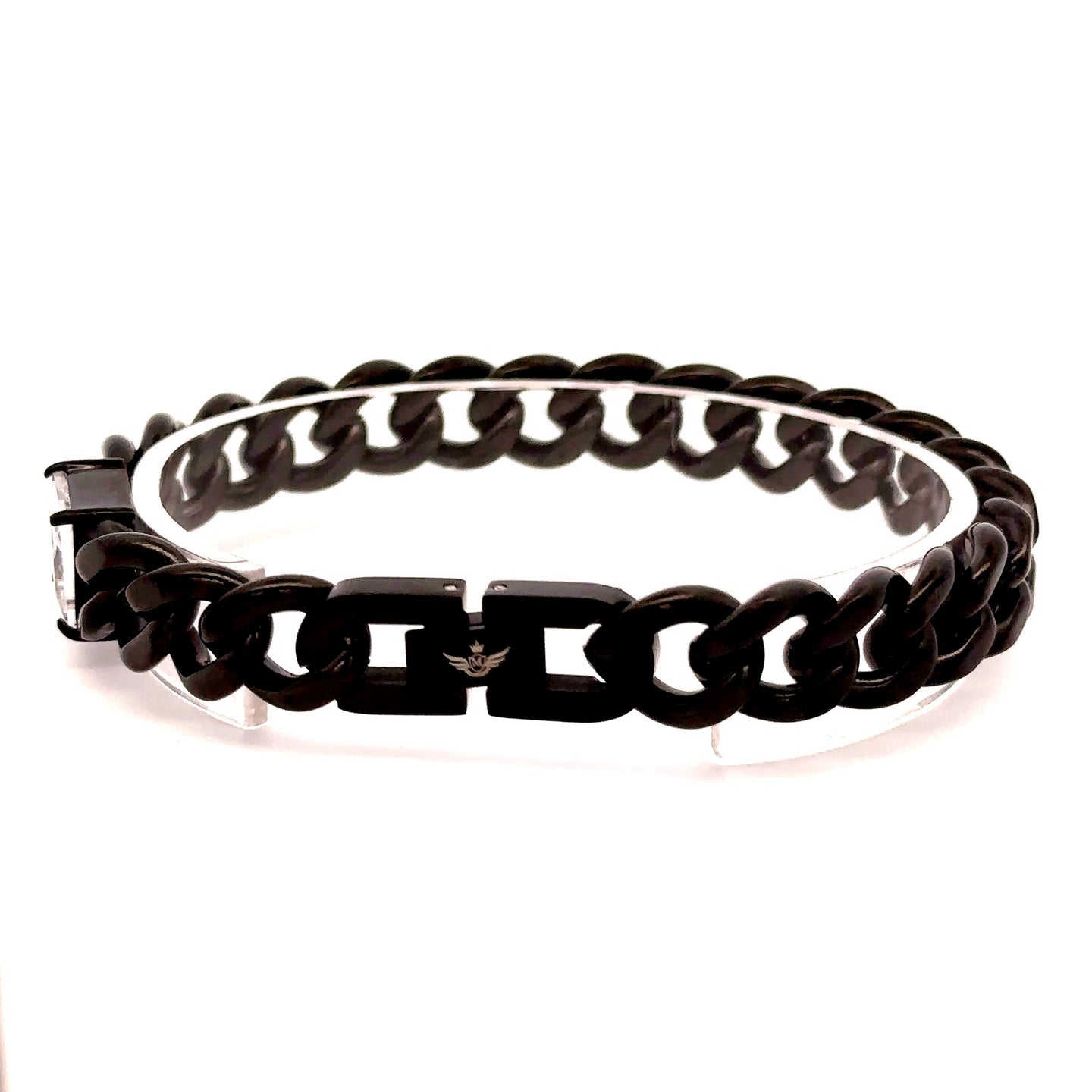 DAMARIS 11 MM STEEL BLACK ICED OUT BRACELET | 9311693