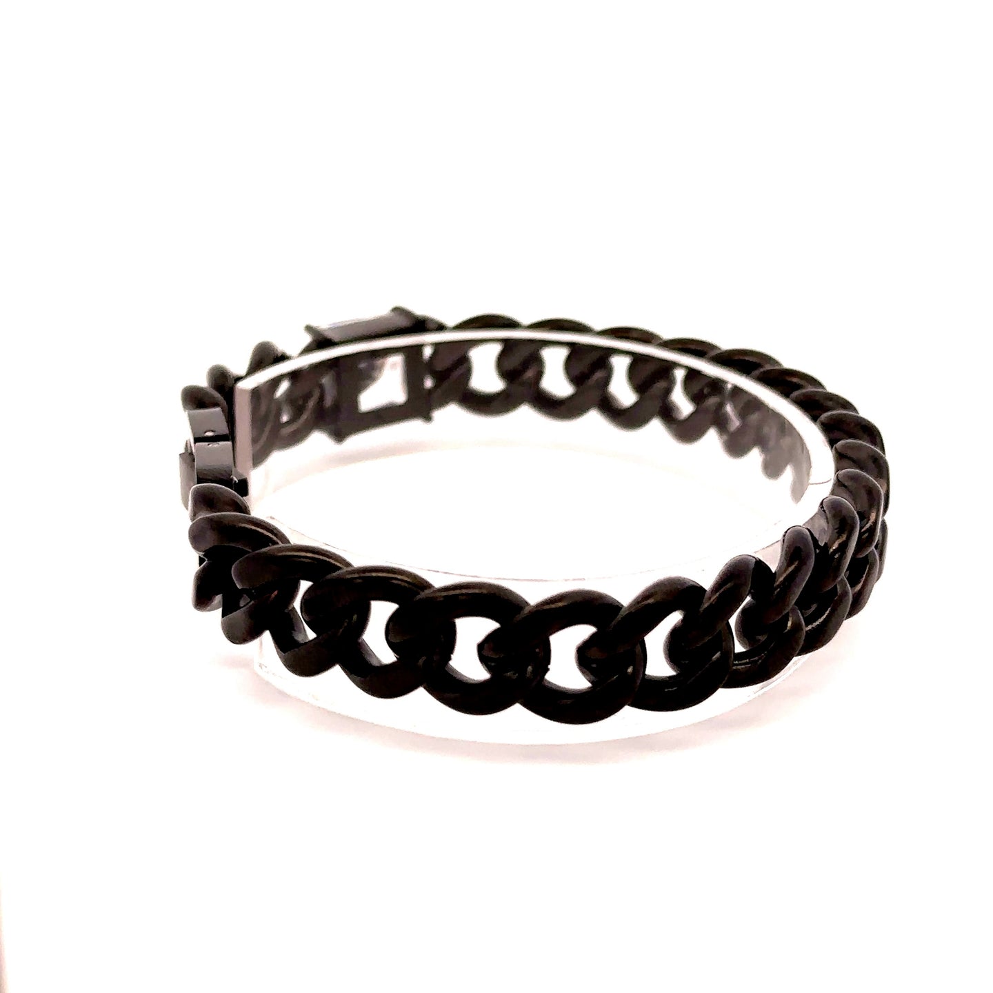 DAMARIS 11 MM STEEL BLACK ICED OUT BRACELET | 9311693
