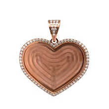 9312695 | Steel Moissanite Rose Gold Pendant