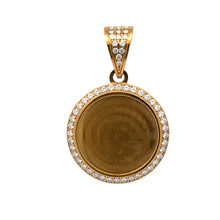 9312712 | Steel Moissanite Gold Pendant
