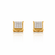 994882 | 925 Moissanite RP + GP Earrings