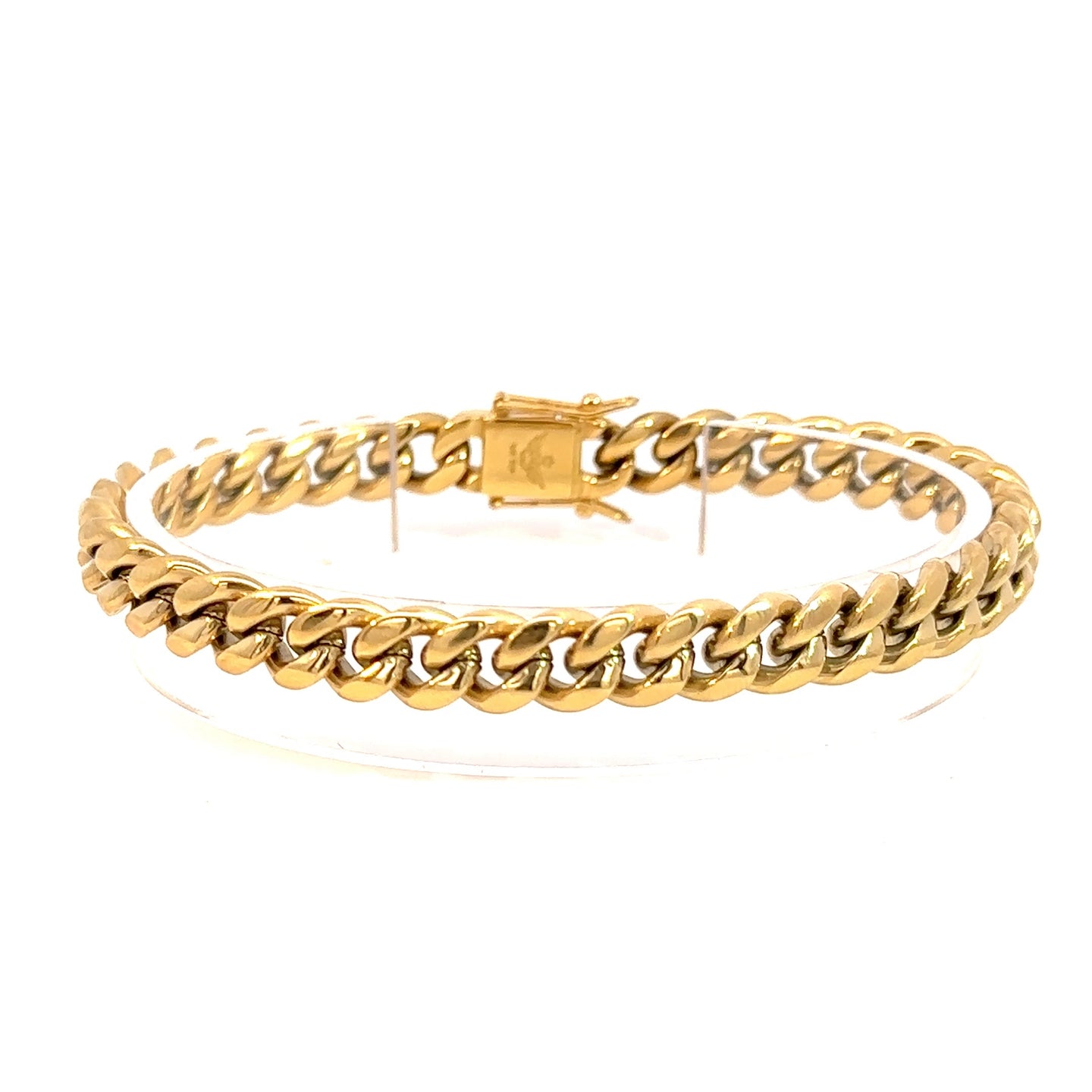 RITZY 8MM  8" CUBAN ICED OUT BRACELET I 950732