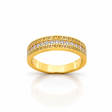 9911422 | 925 Moissanite Gold Ring