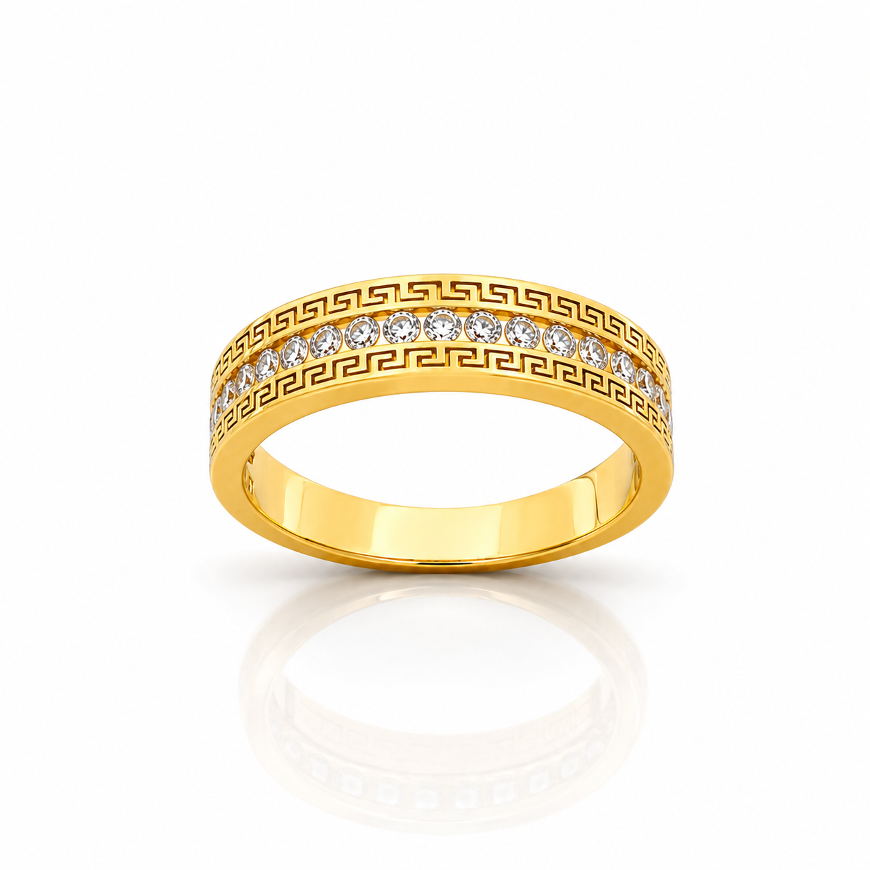 9911422 | 925 Moissanite Gold Ring