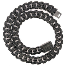 VELLUM 18MM CZ STALLION BLACK CUBAN ICED OUT CHAIN | 961553