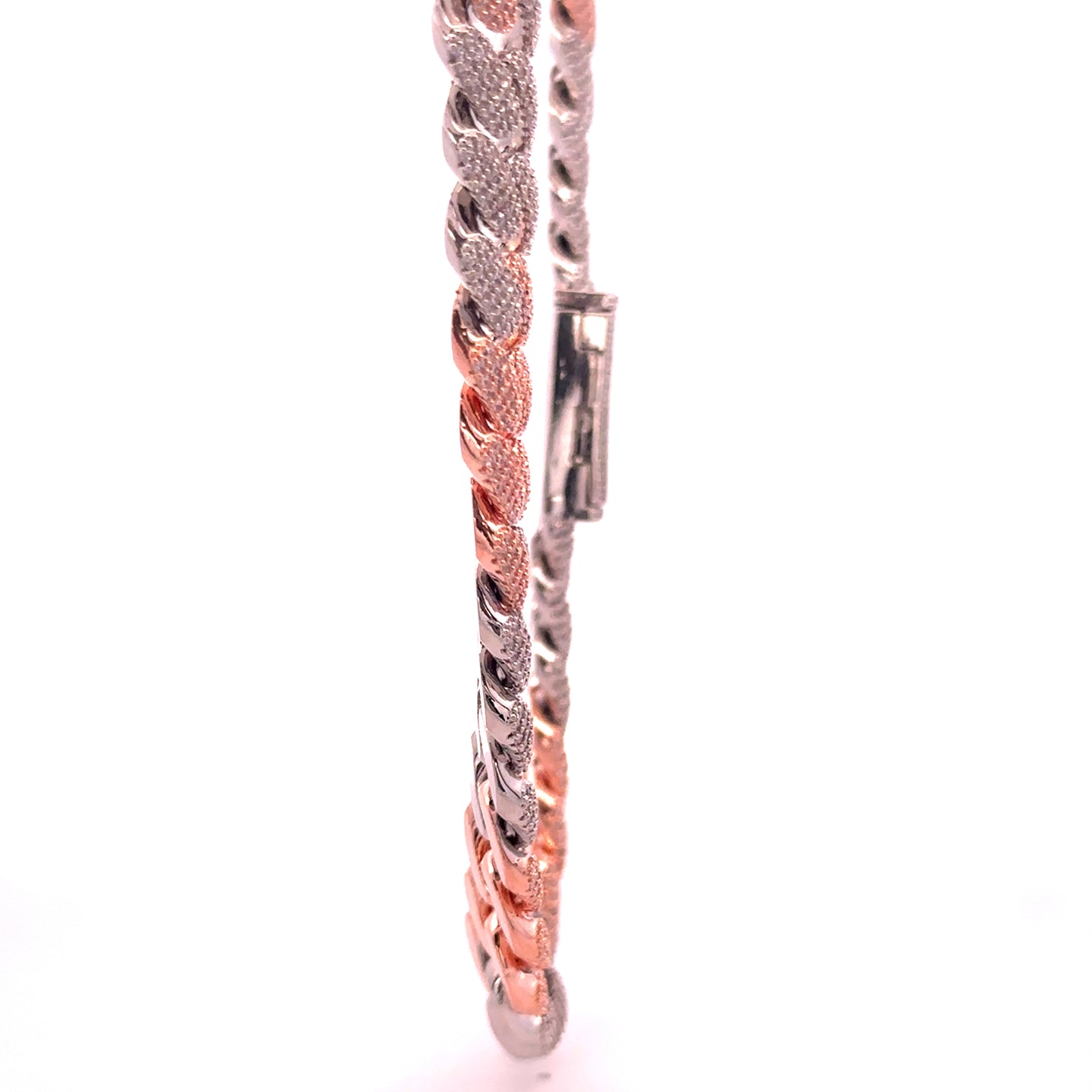 JAZRIC 12MM DUAL COLOR ICED OUT CHAIN | 9617542