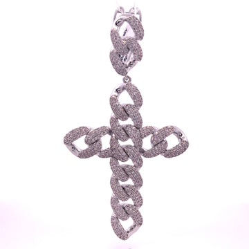 962471 | Brass Rhodium Pendant