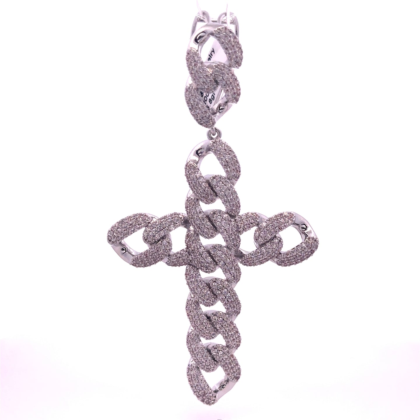 962471 | Brass Rhodium Pendant
