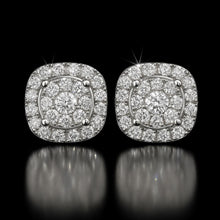 980411 | 1.78ctw VS/D 925 LGD Diamond Rhodium Earrings