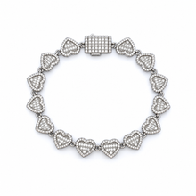 9912881 | 6.72 CTW 925 Silver Moissanite Rhodium 9mm 7.5