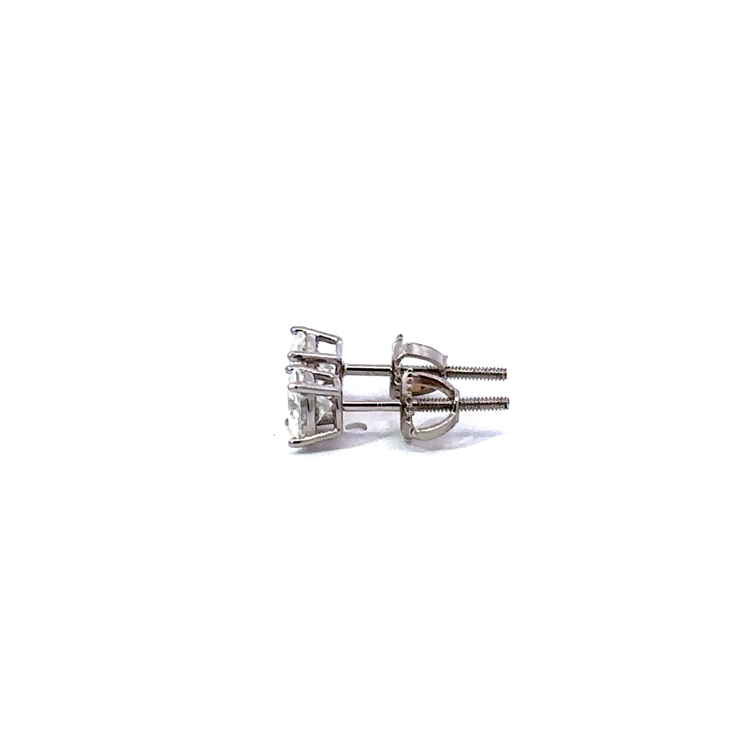 ZYRIEL 1.0 CTW 925 RHODIUM MOISSANITE ICED OUT EARRING | 991001