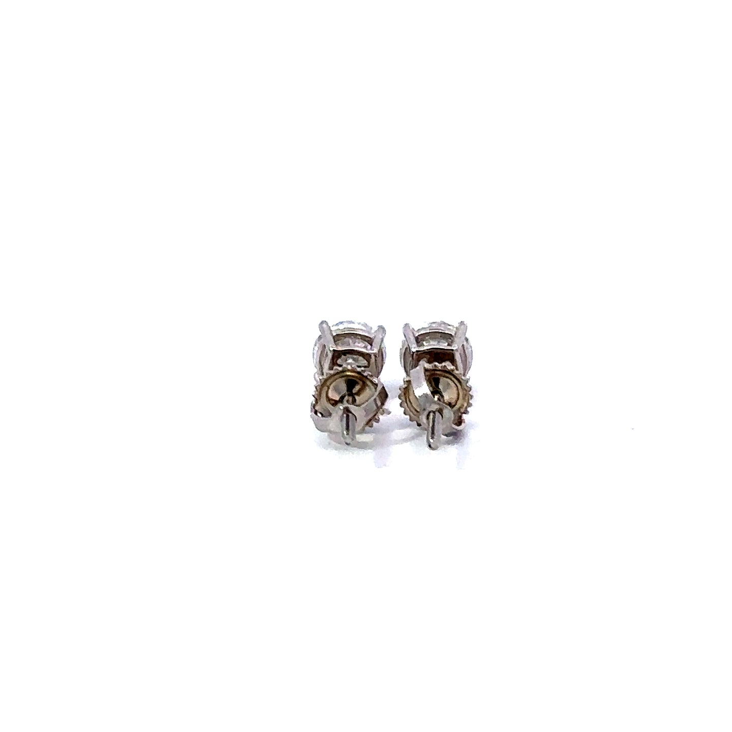 ZYRIEL 1.0 CTW 925 RHODIUM MOISSANITE ICED OUT EARRING | 991001